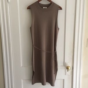 Aritzia Babaton Isaac Taupe Dress M